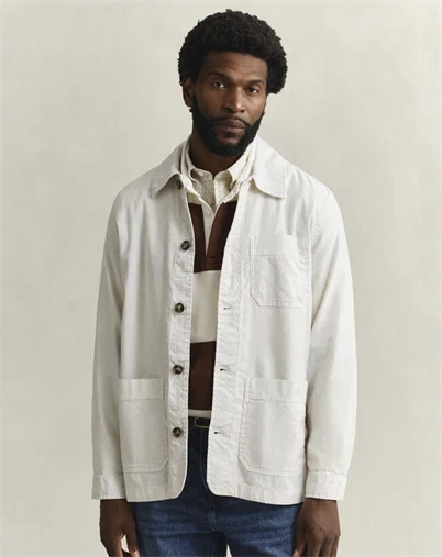 Gant - Linen Overshirt - Sand